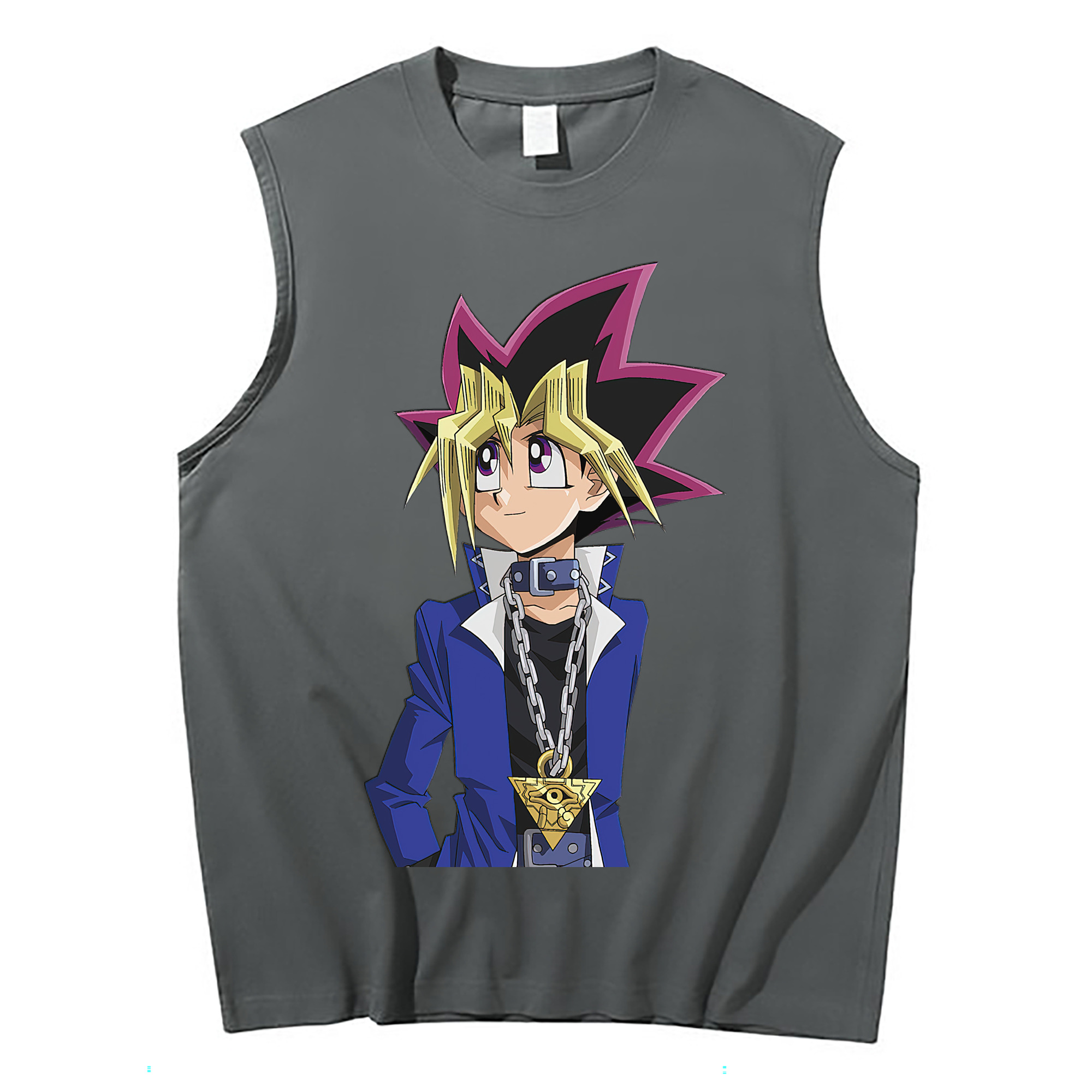（画像用） 遊☆戯☆王 Yu-Gi-Oh! コットン100％タンクトップ（フロントプリント）